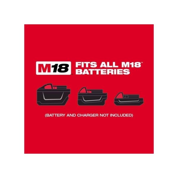 Milwaukee 2626-20 M18 18V Lithium Ion Cordless 18,000 OPM Orbiting Multi Tool with Woodcutting Blades and Sanding Pad with Sheets Included (Battery Not Included, Power Tool Only) - Image 4