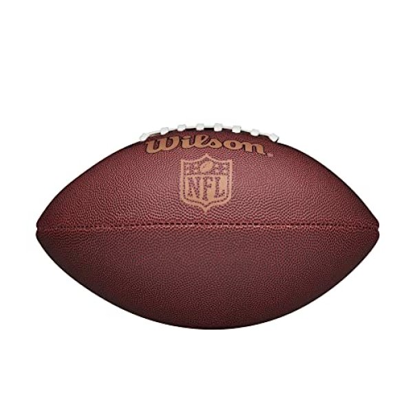 WILSON NFL Ignition Football - Offical Size,Brown - Image 4