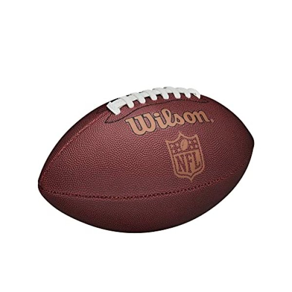 WILSON NFL Ignition Football - Offical Size,Brown - Image 5