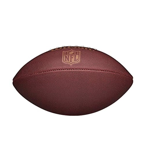 WILSON NFL Ignition Football - Offical Size,Brown - Image 3