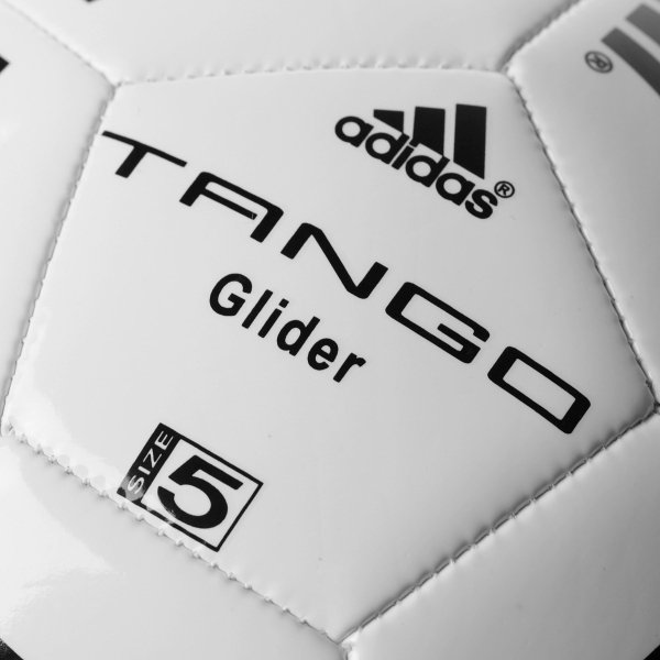 adidas Men's Tango Glider Soccer Ball, White/Black, 5 - Image 3