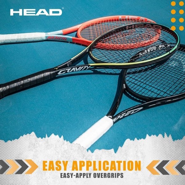 HEAD Xtreme Soft Racquet Overgrip - Tennis Racket Grip Tape - 3-Pack, Black - Image 2