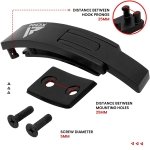 RDX Powerlifting Belt for Weight Lifting - Approved By IPL and USPA Lever Buckle Gym Training Belt 10mm Thick 4 inches Lumbar Back Support - Great for Strongman, Bodybuilding, Deadlifts & Squat - Image 4