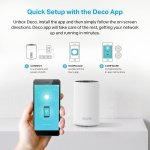 TP-Link Deco AXE5400 Tri-Band WiFi 6E Mesh System(Deco XE75 Pro) - 2.5G WAN/LAN Port, Covers up to 7200 Sq.Ft, Replaces WiFi Router and Extender, AI-Driven Mesh, New 6GHz Band, 3-Pack - Image 2
