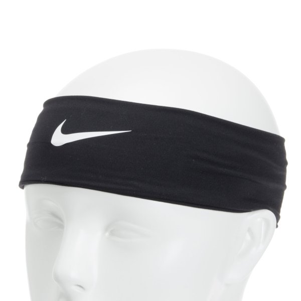 Nike Dri-Fit Head Tie 2.0 Headbands, White/Black, One Size, Black/White, One Size - Image 3