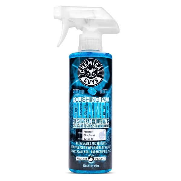 Chemical Guys BUF_333_16 Foam and Wool Polishing Pad Cleaner, Citrus-Based, 16 fl oz - Image 1