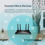 TP-Link AX1500 WiFi 6 Smart WiFi Router (Archer AX10) - Dual Band Gigabit Wireless Internet Router, 4 Gigabit LAN Ports, Beamforming, OFDMA, MU-MIMO, Parental Controls, Works with Alexa - Image 2
