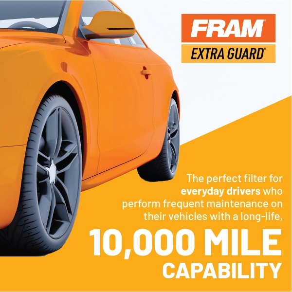 Fram PH7317 Extra Guard 10K Mile Change Interval Spin-On Oil Filter, black - Image 5