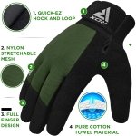 RDX Weight Lifting Gloves Gym Workout, Full Finger Touch Screen, Breathable Anti Slip Padded Palm, Fitness Strength - Image 5